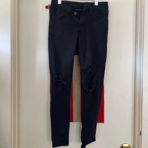 Black skinny jeans